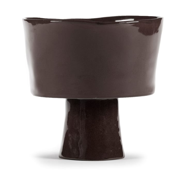 La Mère schaal op voet Ø18 cm, Ebony Serax