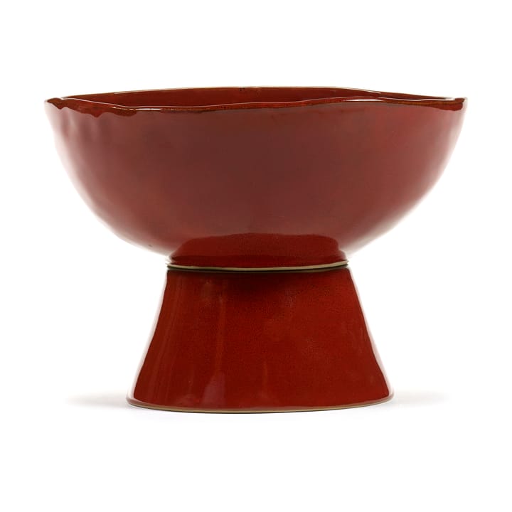 La Mère schaal op voet groot Ø20,5 cm, Venetian red Serax