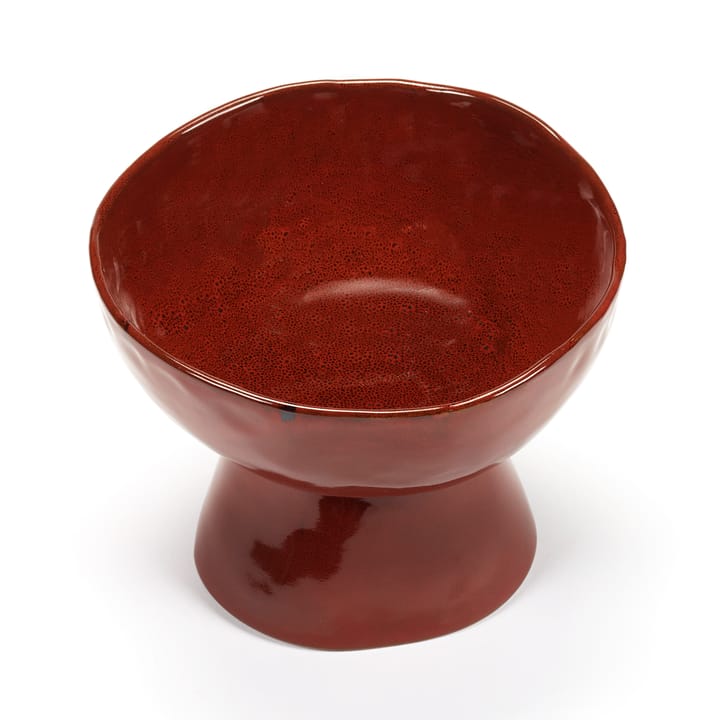 La Mère schaal op voet groot Ø20,5 cm, Venetian red Serax
