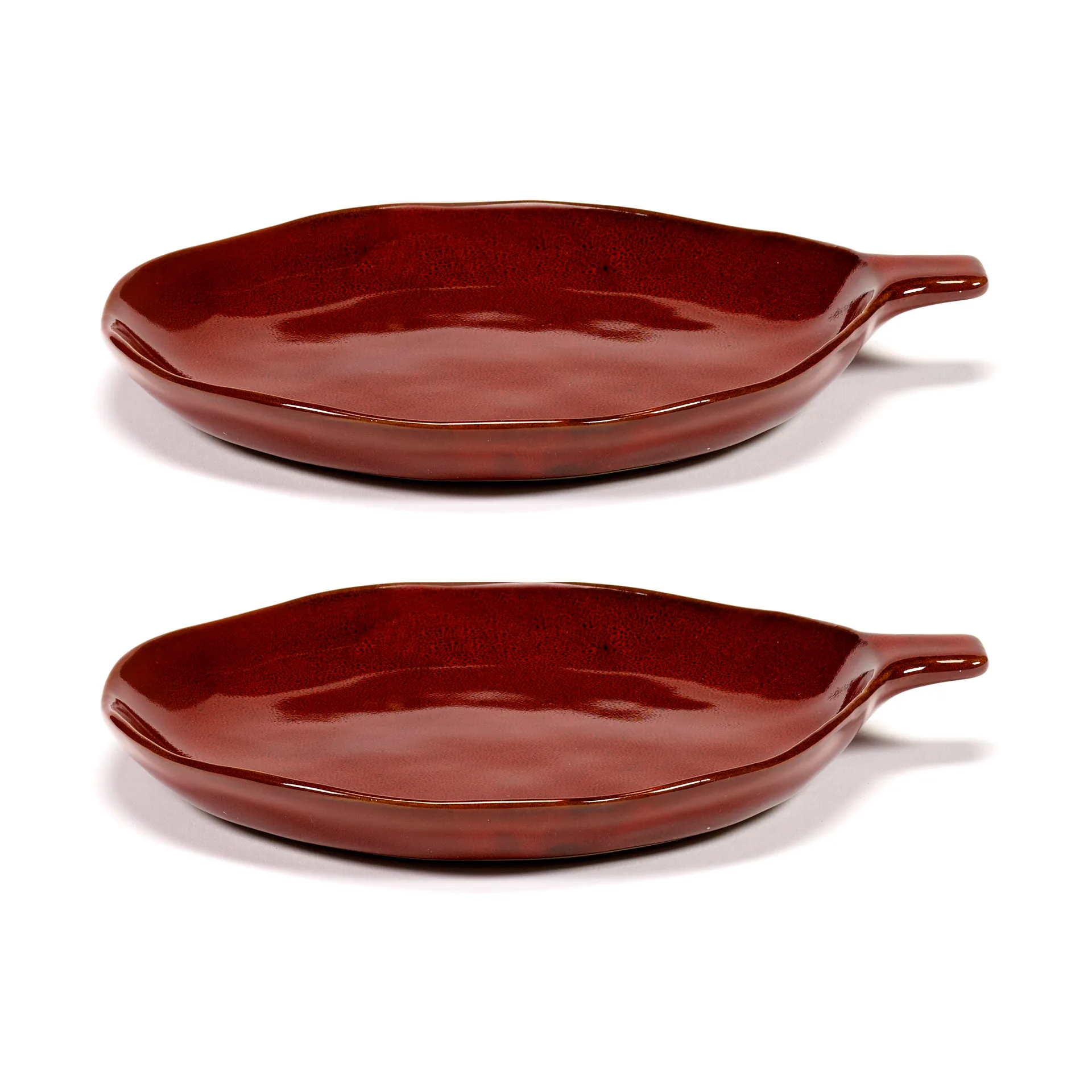 La Mère schotel met handvat Ø17 cm 2-pack, Venetian red Serax