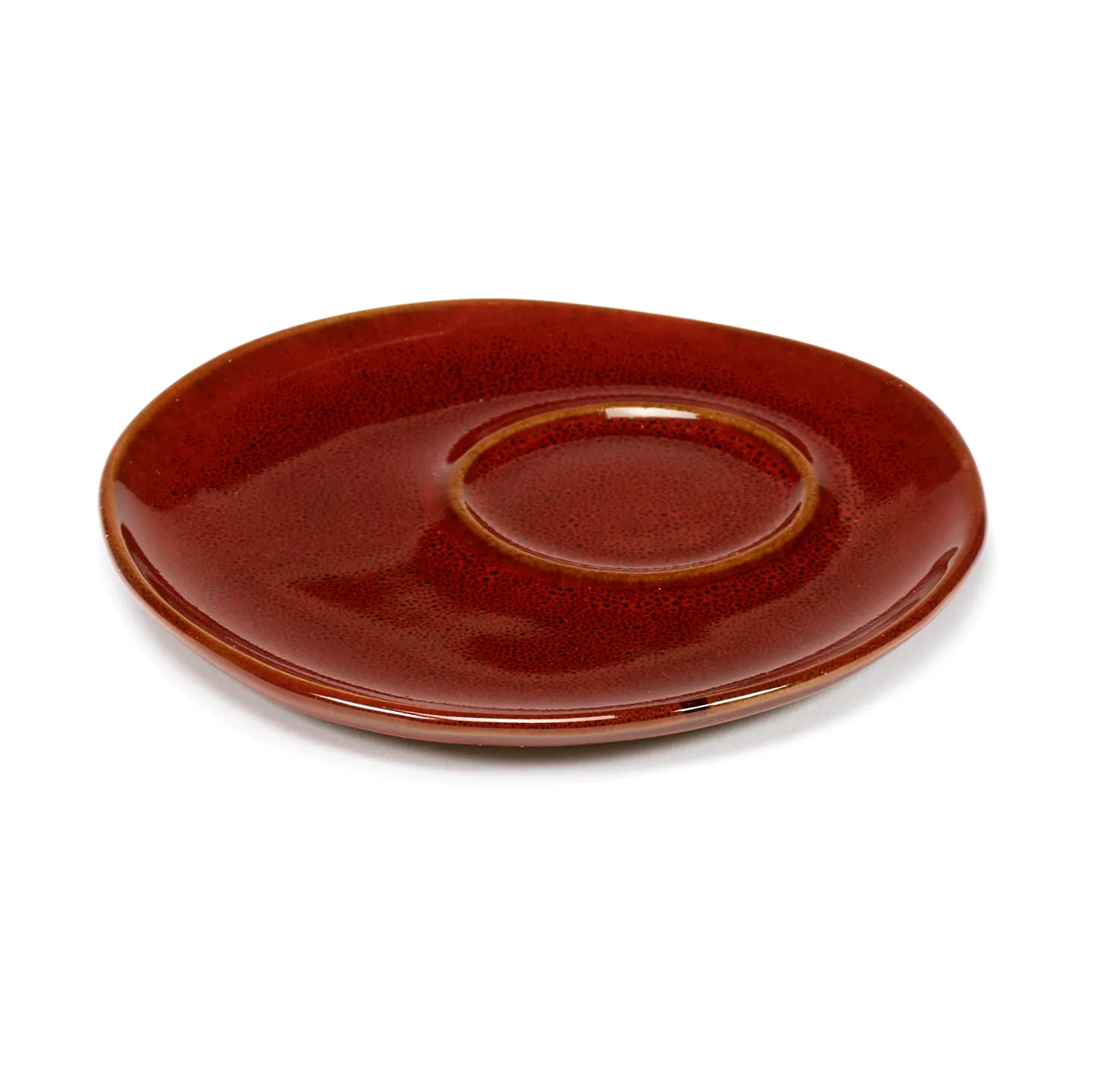 La Mère schotel voor espresso kop Ø11 cm 2-pack, Venetian red Serax
