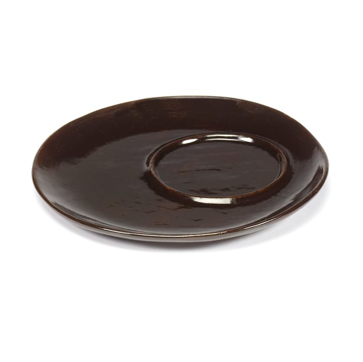 La Mère schotel voor koffiekop Ø14,5 cm 2-pack - Dark brown - Serax