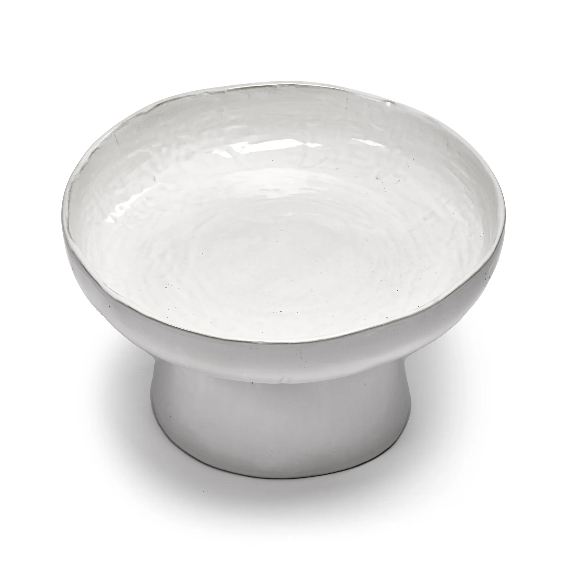 La Mère serveerschaal op voet Ø31 cm, Off white Serax