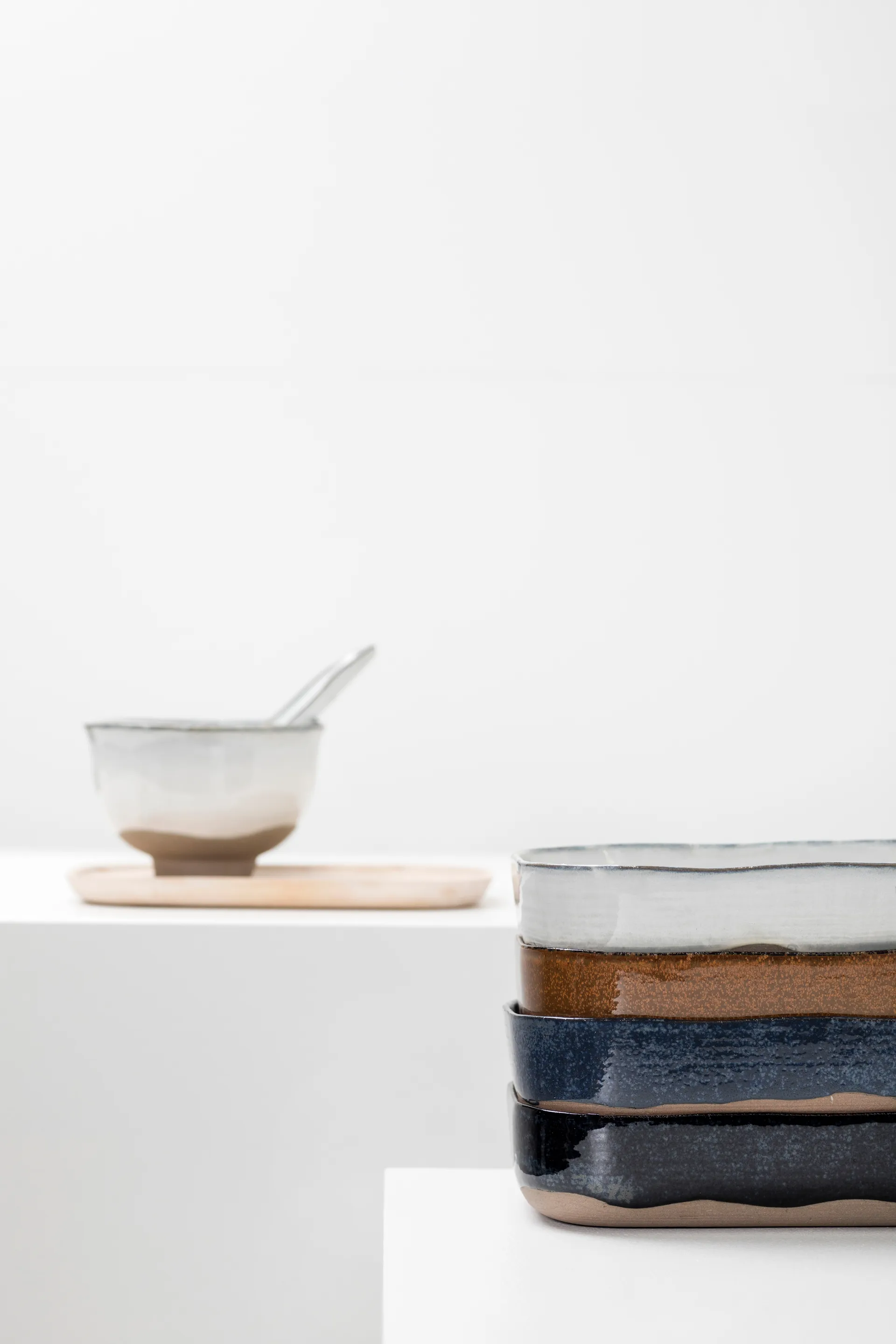 La Nouvelle Table extra diepe schotel No5 L 4-pack, Brown Serax