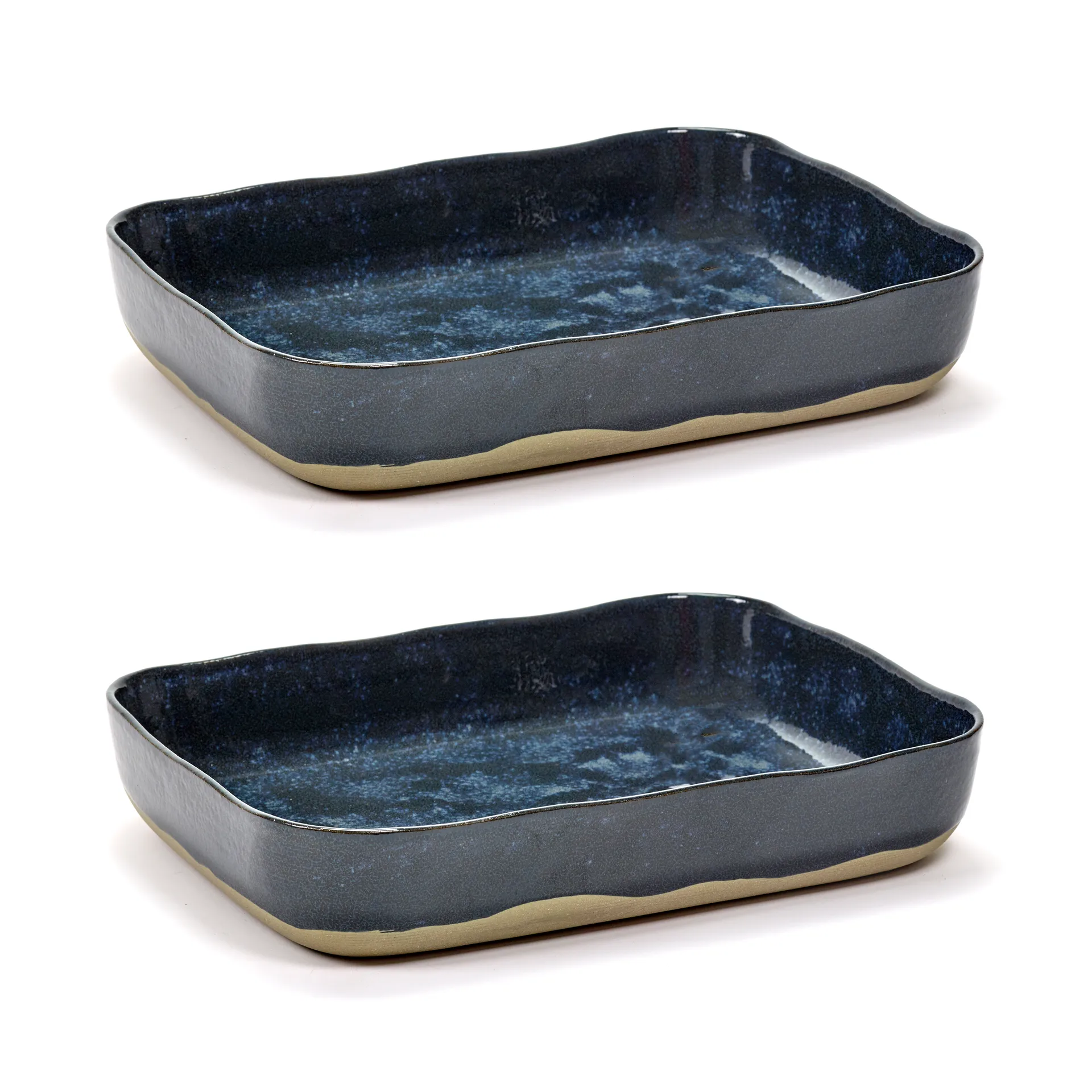 La Nouvelle Table ovenschaal No10 22x30 cm 2-pack, Blue Serax