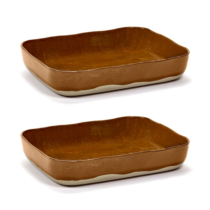 La Nouvelle Table ovenschaal No10 22x30 cm 2-pack - Brown - Serax