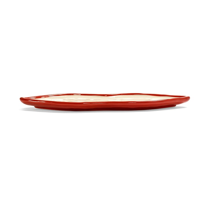 Les Objets Mouleversants dienblad L, Red-white Serax