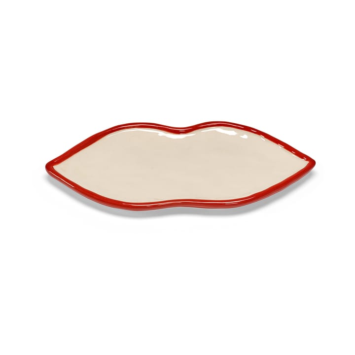 Les Objets Mouleversants dienblad M - Red-white - Serax