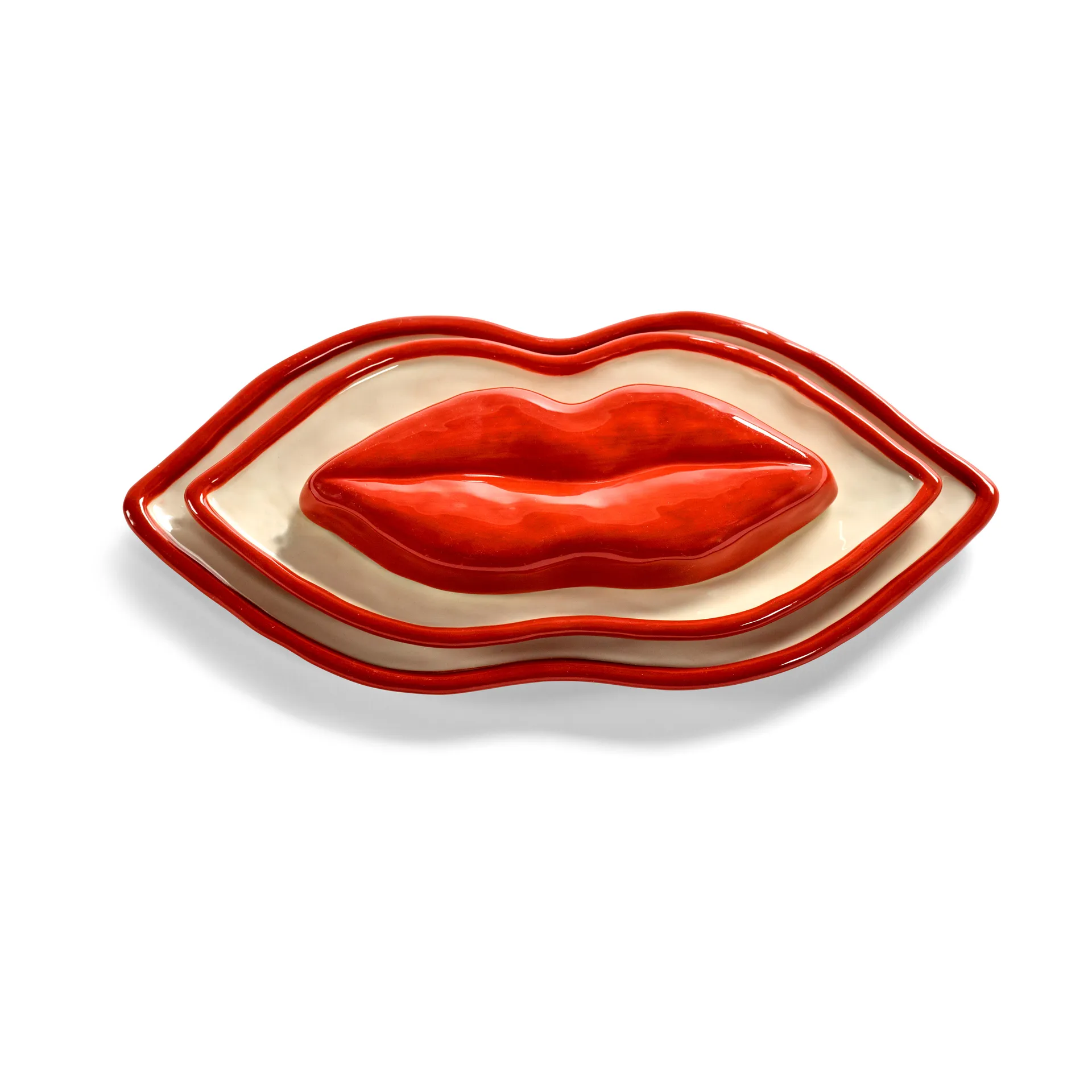 Les Objets Mouleversants dienblad S, Red Serax