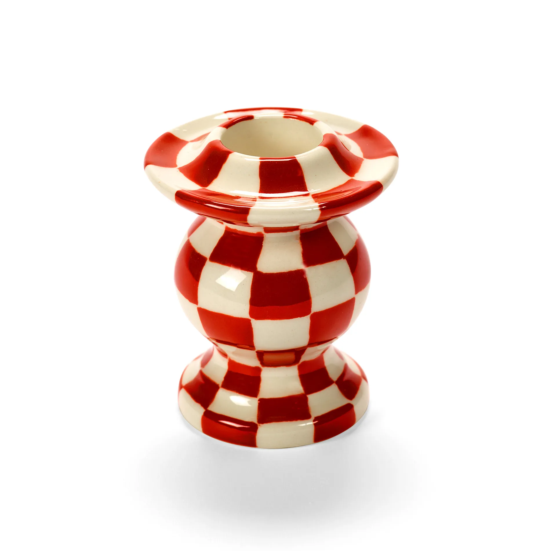 Les Objets Mouleversants N°2 kaarsenhouder, Red-white Serax