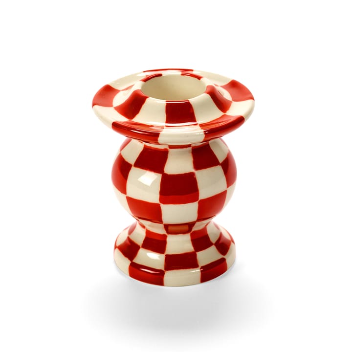 Les Objets Mouleversants N°2 kaarsenhouder - Red-white - Serax