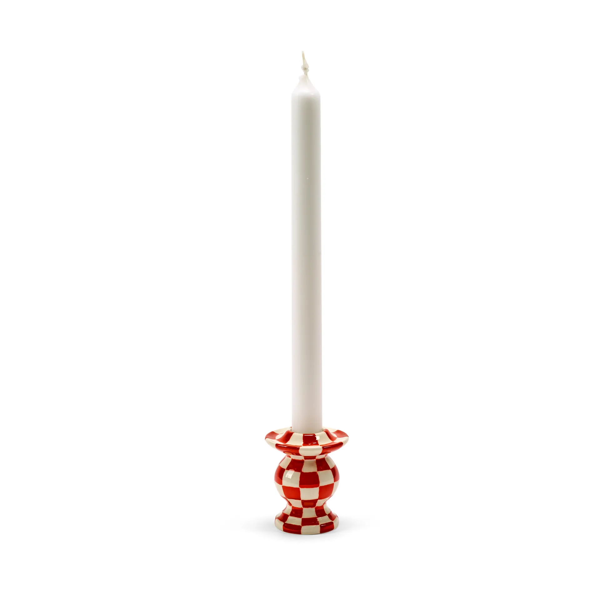 Les Objets Mouleversants N°2 kaarsenhouder, Red-white Serax