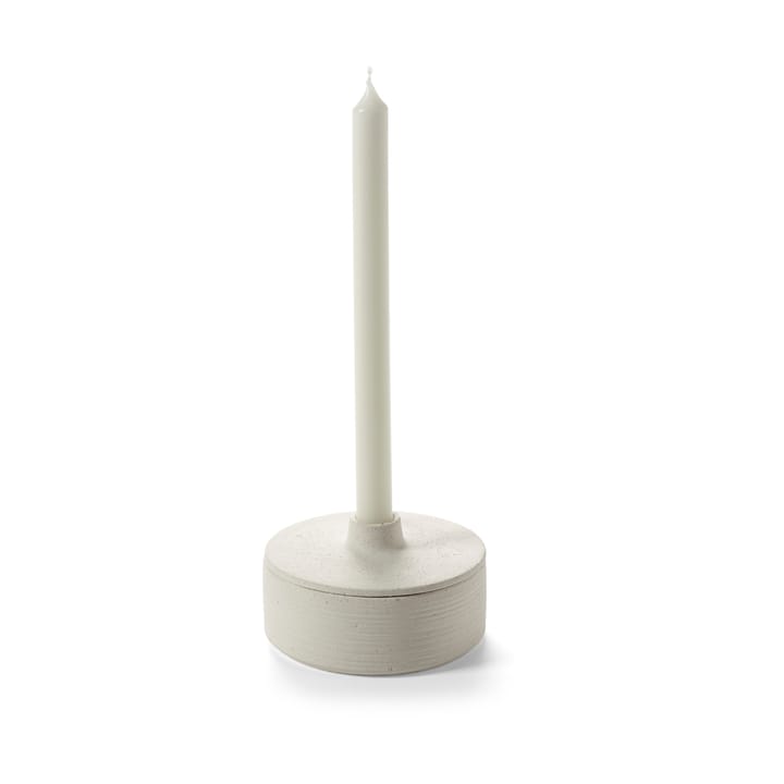 Mira kandelaar/opbergdoos, Beige Serax
