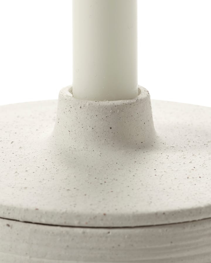 Mira kandelaar/opbergdoos, Beige Serax