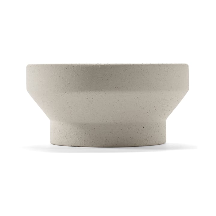 Mira vaas/taartplateau L, Beige Serax