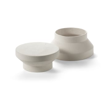 Mira vaas/taartplateau S - Beige - Serax
