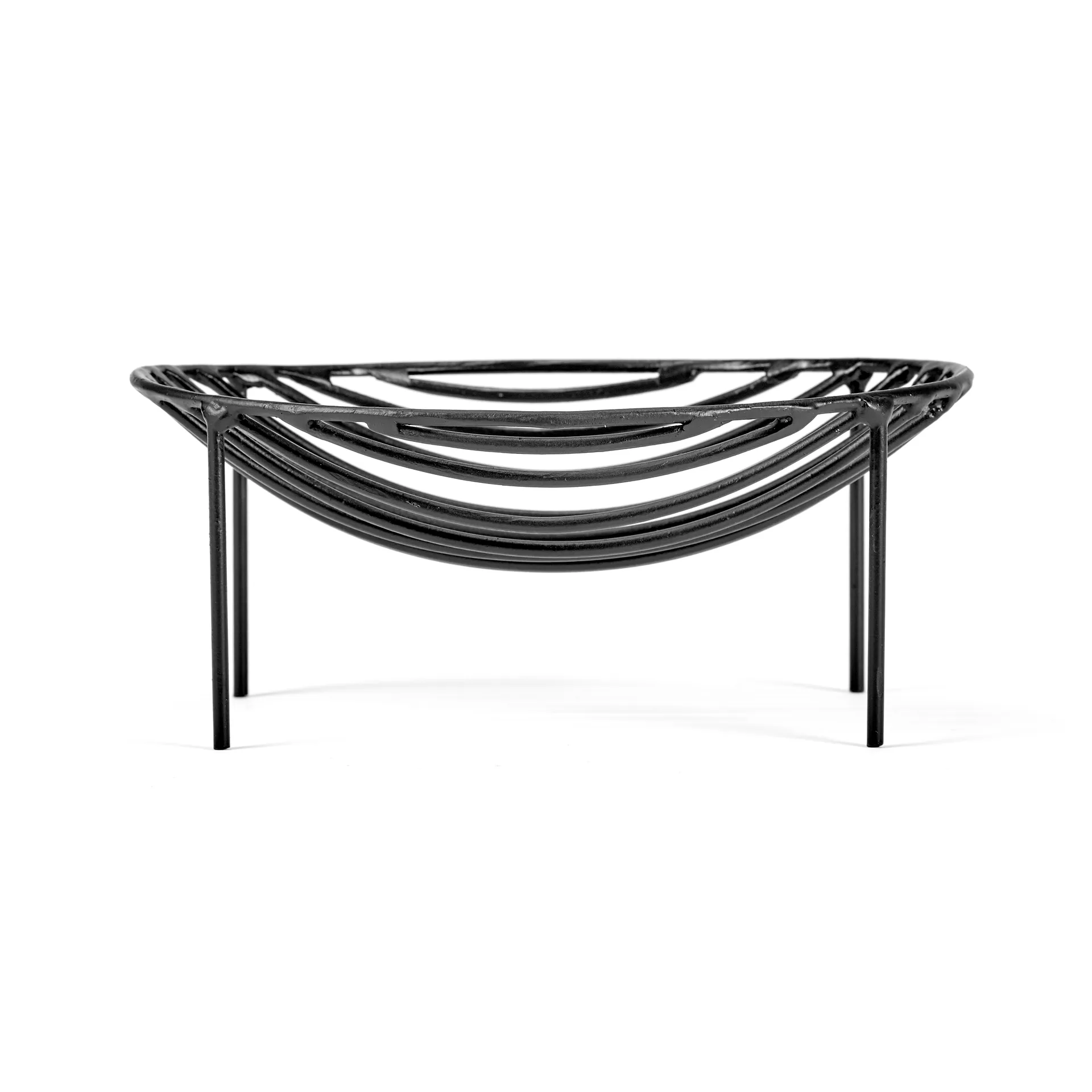 Nana fruitschaal 16x21 cm, Zwart Serax