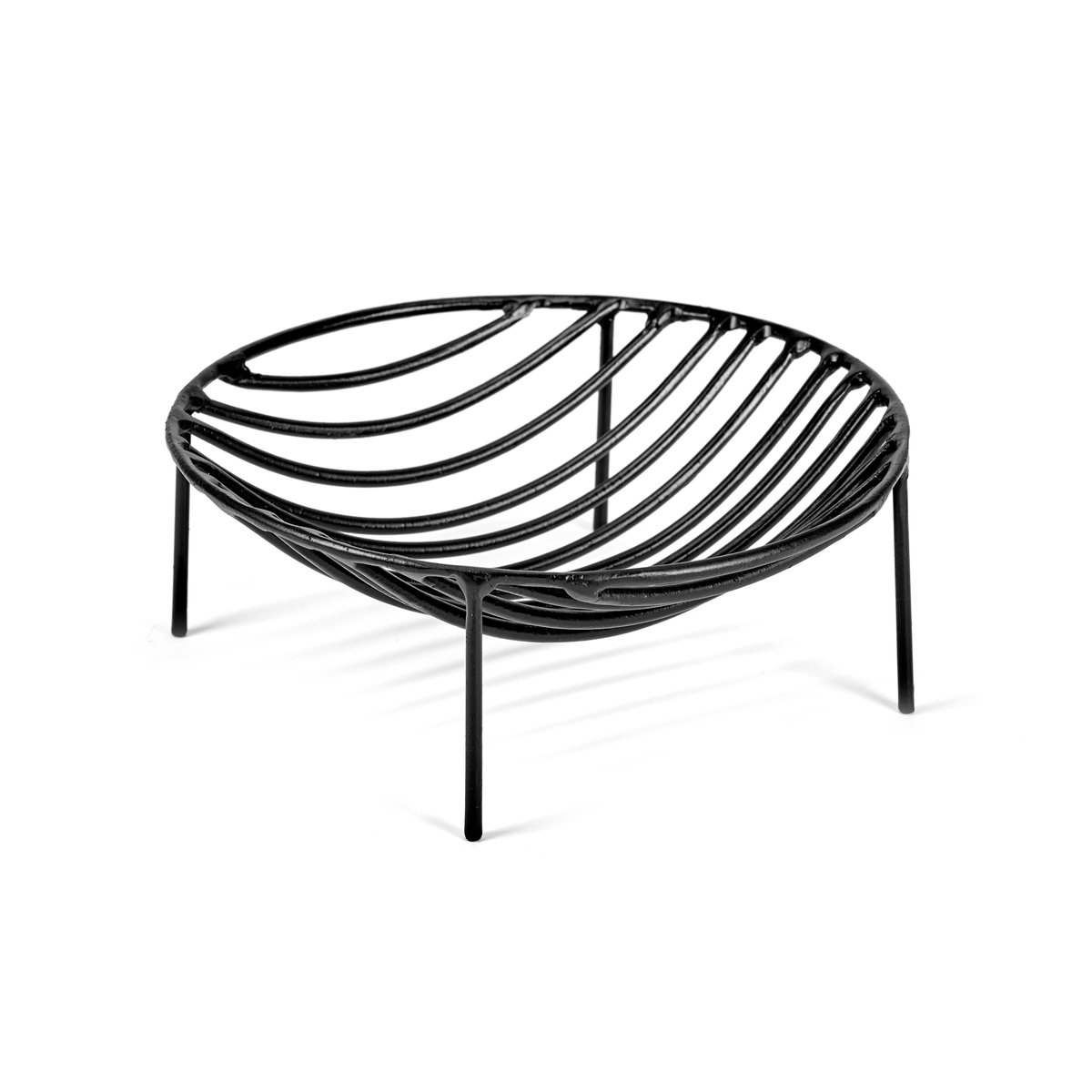Serax Nana fruitschaal o20 cm Zwart | Scandinavisch Interieur | Fruitschalen | Zwart