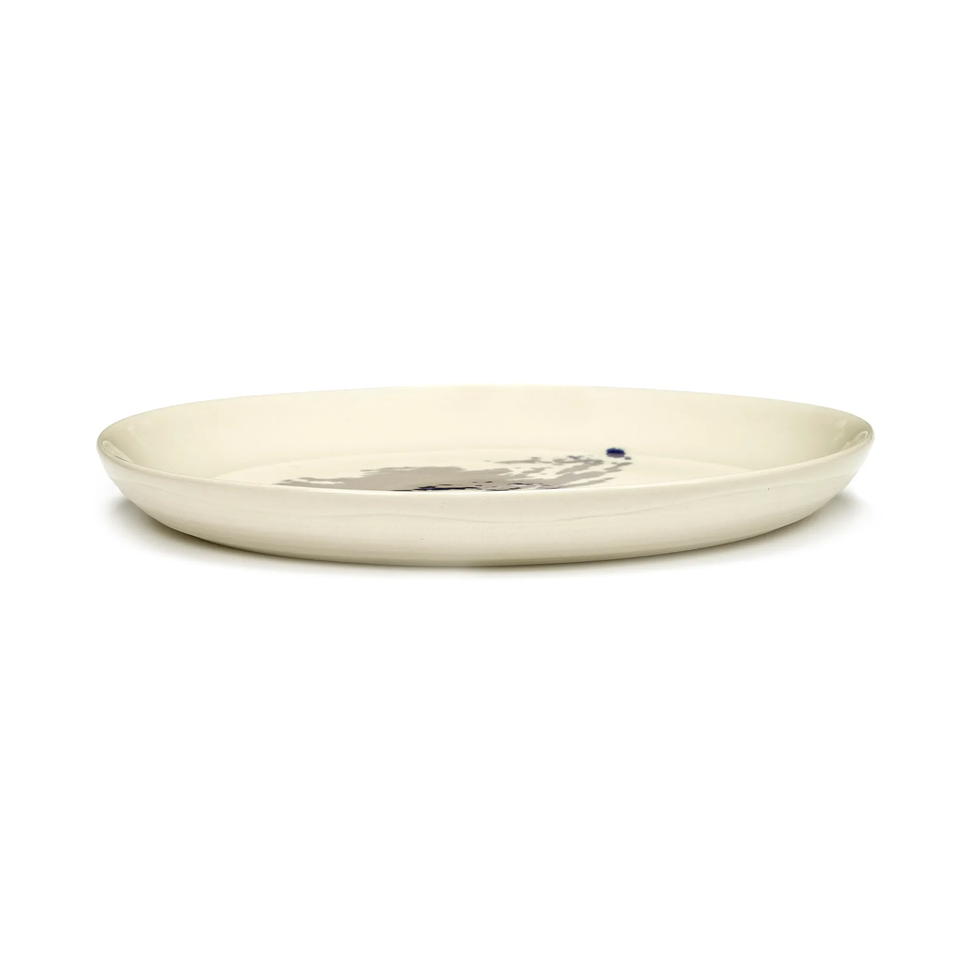 Ottolenghi Feast bord S Ø19 cm 2-pack, White-artichoke blue Serax