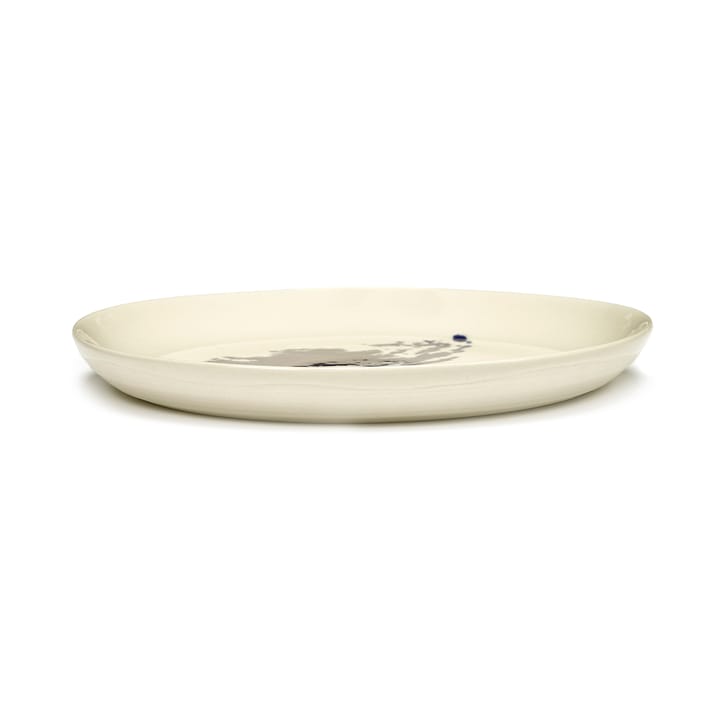 Ottolenghi Feast bord S Ø19 cm 2-pack, White-artichoke blue Serax
