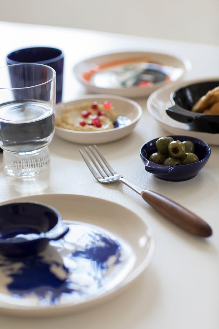 Ottolenghi Feast bord S Ø19 cm 2-pack, White-artichoke blue Serax