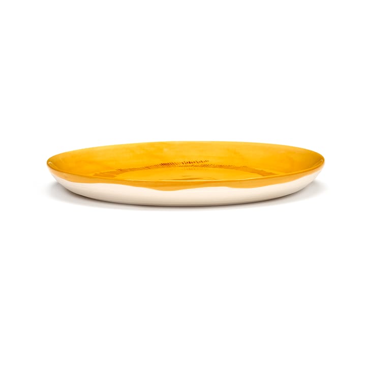 Ottolenghi Feast bord S Ø19 cm 2-pack, Yellow stripes-red Serax