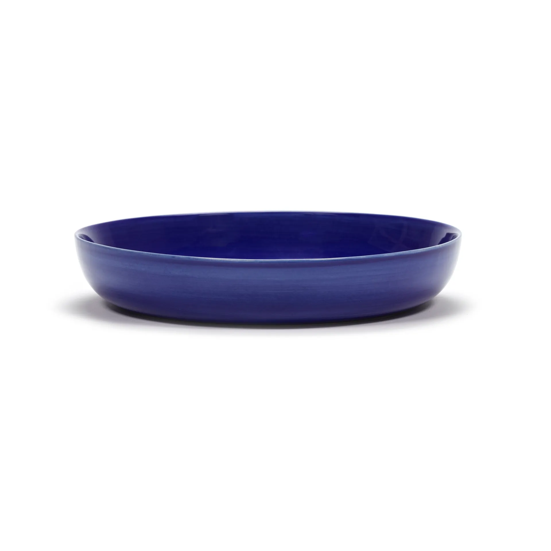 Ottolenghi Feast diep bord Ø22 cm 2-pack, Dark blue stripes-white Serax