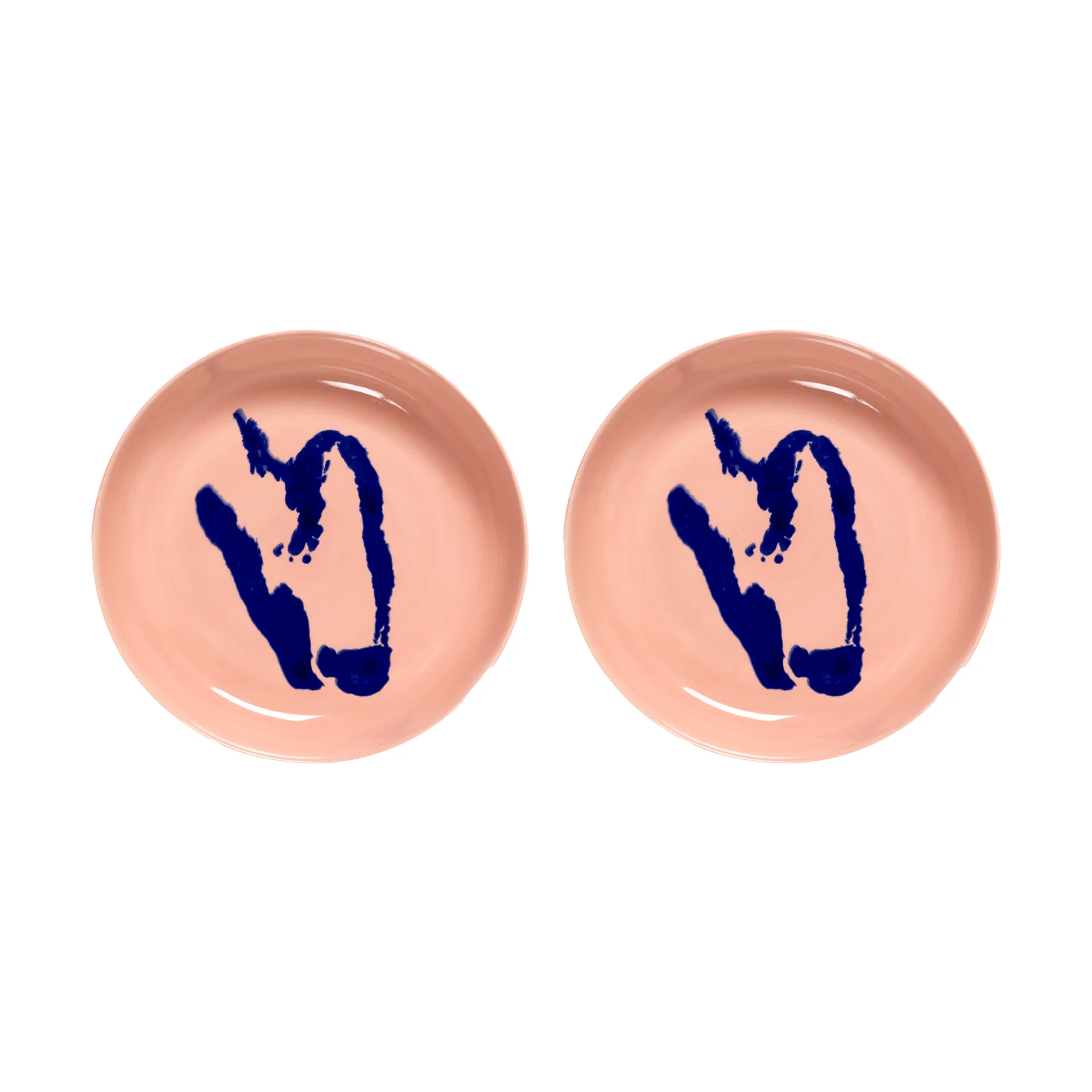 Ottolenghi Feast diep bord Ø22 cm 2-pack, Pink-pepper blue Serax