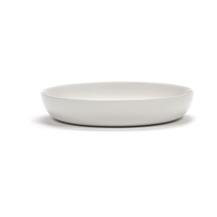 Ottolenghi Feast diep bord Ø22 cm 2-pack, White stripes-red Serax