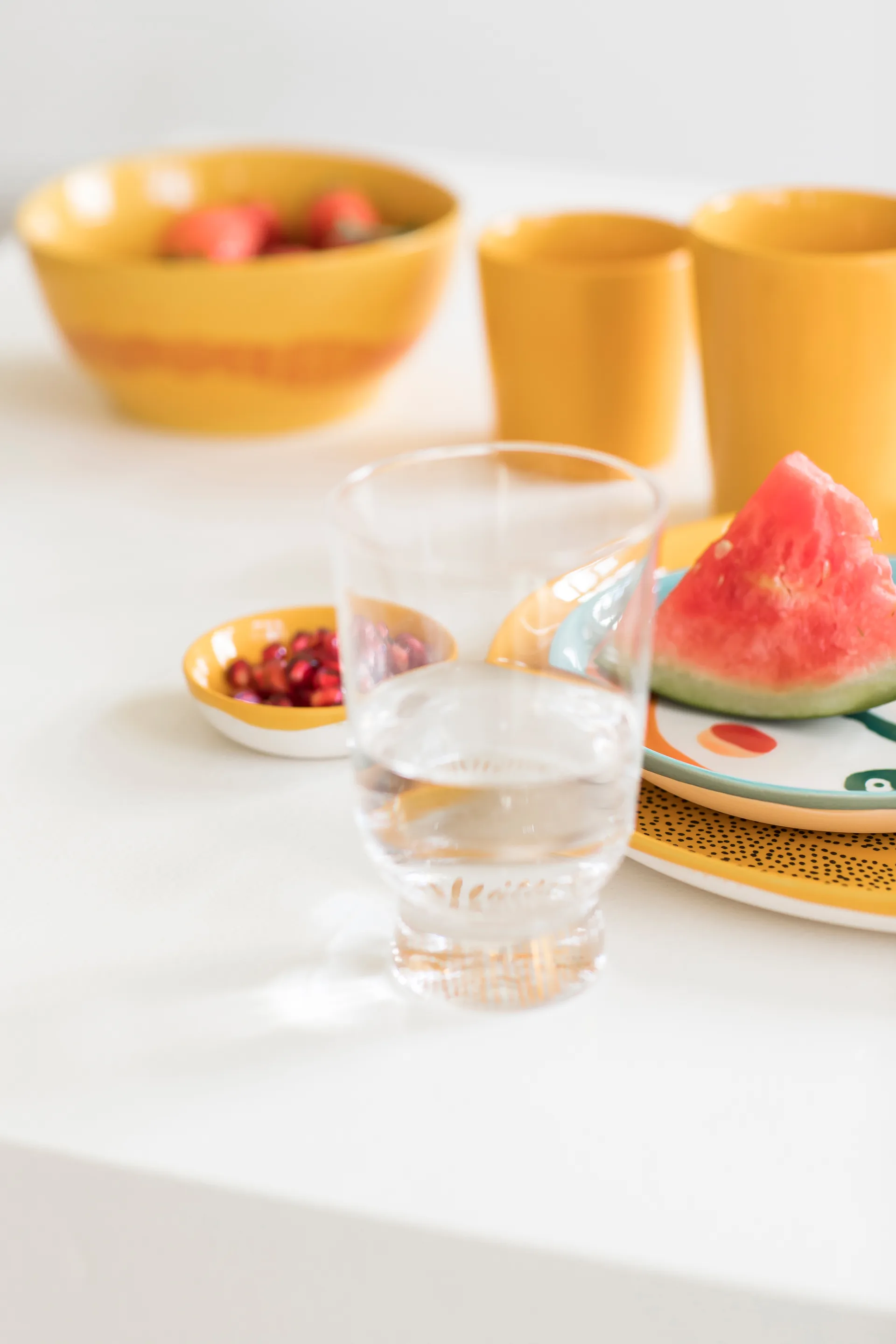 Ottolenghi Feast drinkglazen 33 cl 4-pack, Stripes sandblasted Serax