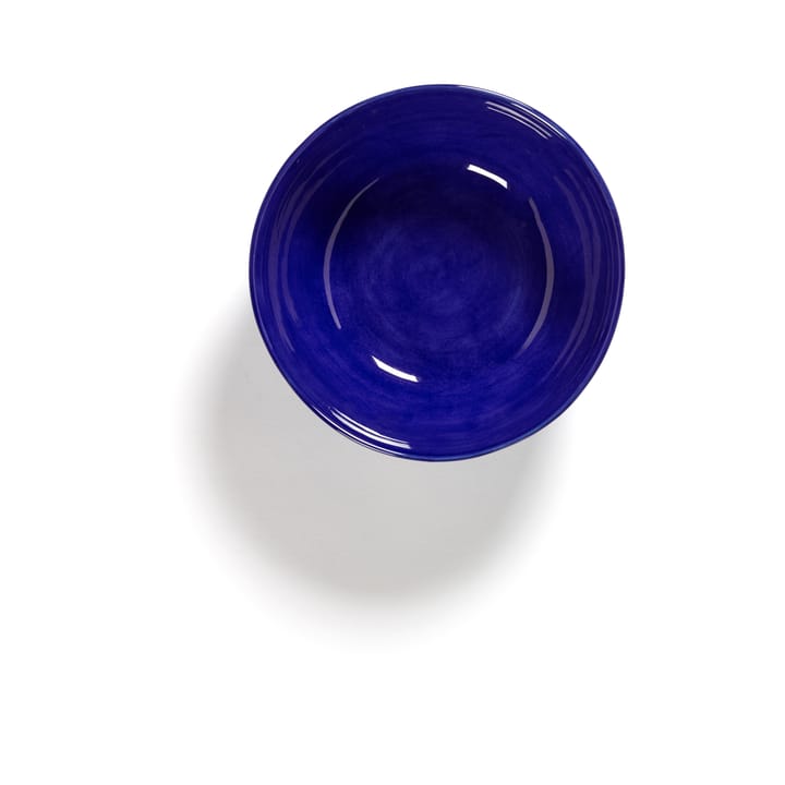Ottolenghi Feast kom L Ø17 cm 4-pack, Dark blue stripes-white Serax