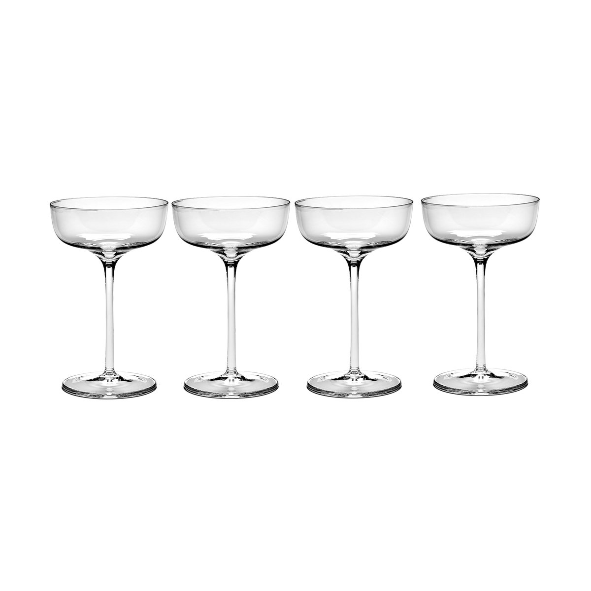 Serax Passe-Partout champagneglas coupe 15 cl 4-pack Helder Helder