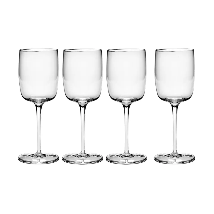 Passe-Partout wittewijnglas 30 cl 4-pack Helder - Serax