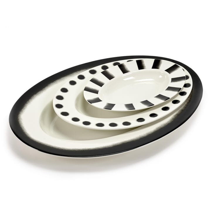 Pasta & Pasta ovaal bord S - Lines - Serax