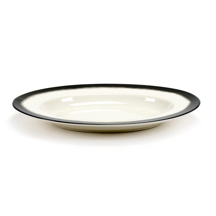 Pasta & Pasta ovale serveerschaal M - Black edge - Serax
