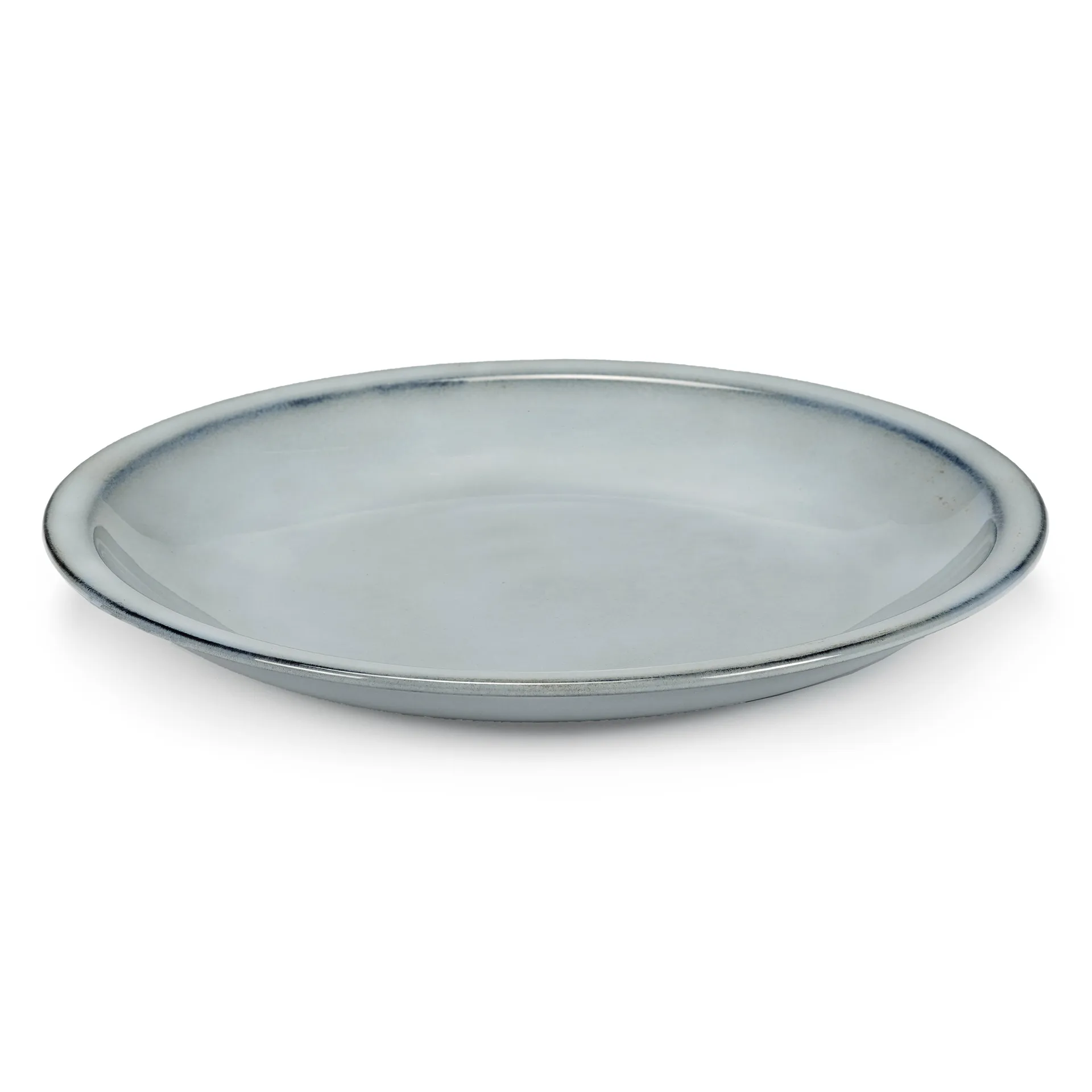 Pure Blue Glazed bord Ø27,5 cm, Blauw Serax