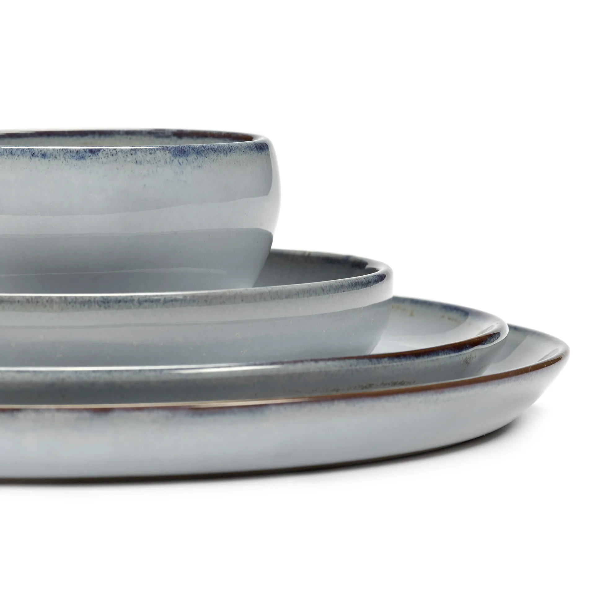 Pure Blue Glazed kommetje Ø9 cm, Blauw Serax