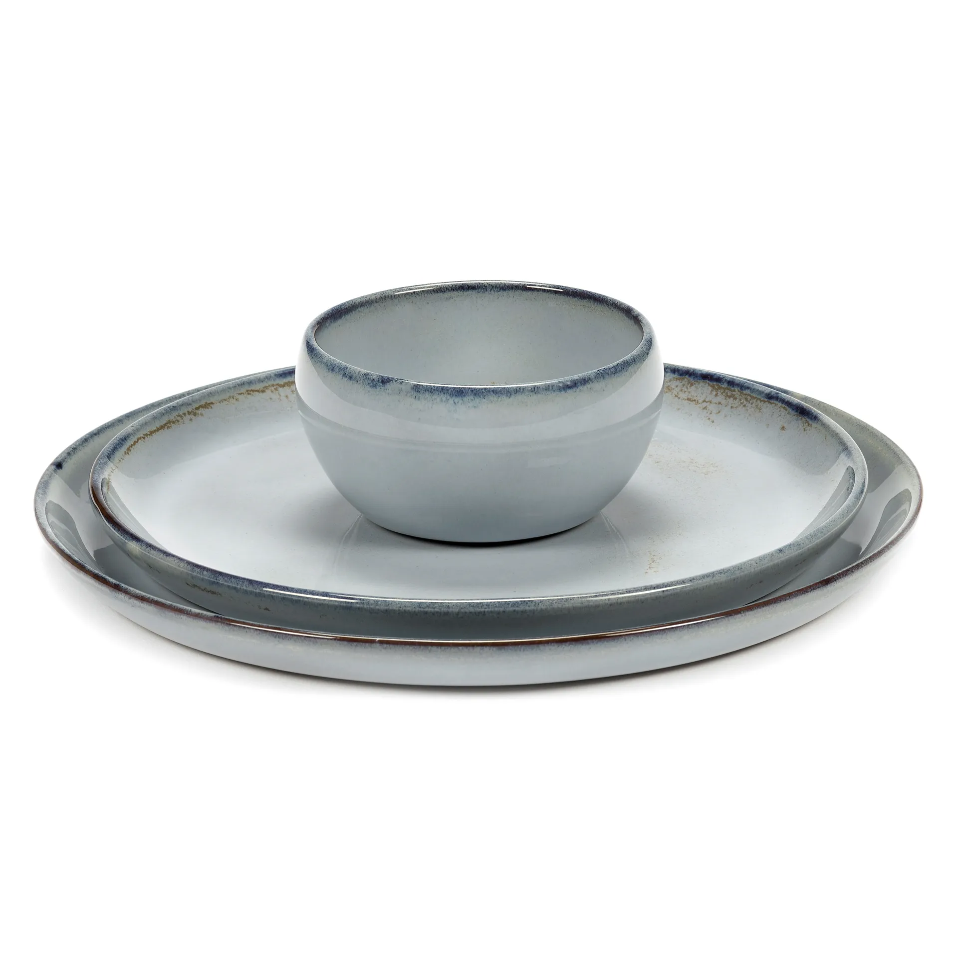 Pure Blue Glazed kommetje Ø9 cm, Blauw Serax