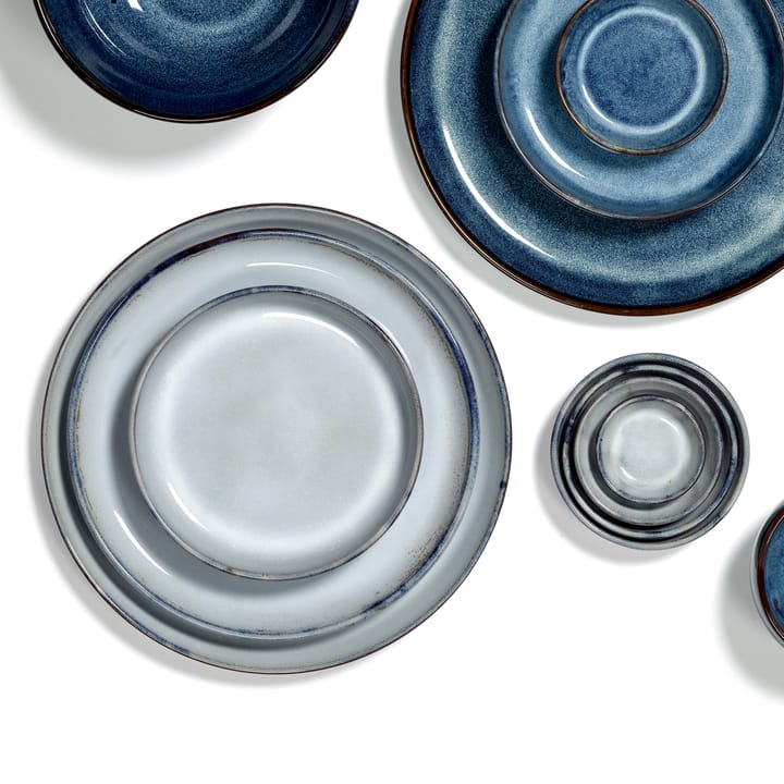Pure Blue Glazed minischaaltje Ø9,8 cm, Blauw Serax
