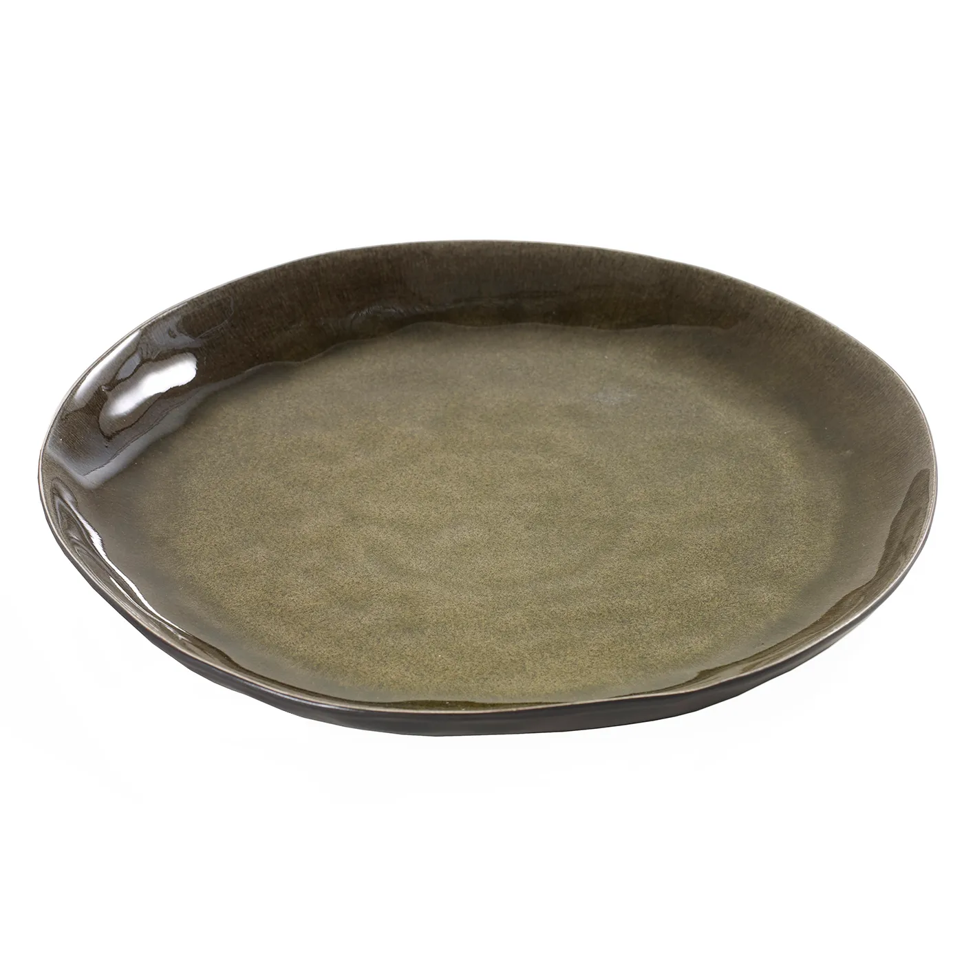 Pure bord 28 cm, Green Serax