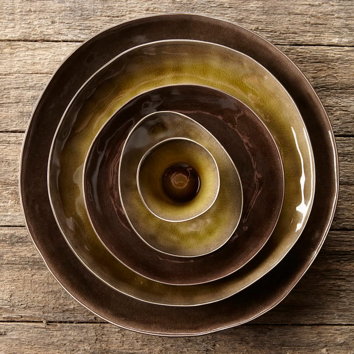 Pure bord 34 cm, Brown Serax