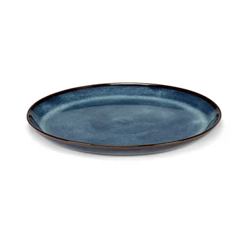 Pure bord geglazuurd M Ø23,5 cm - Dark Blue - Serax