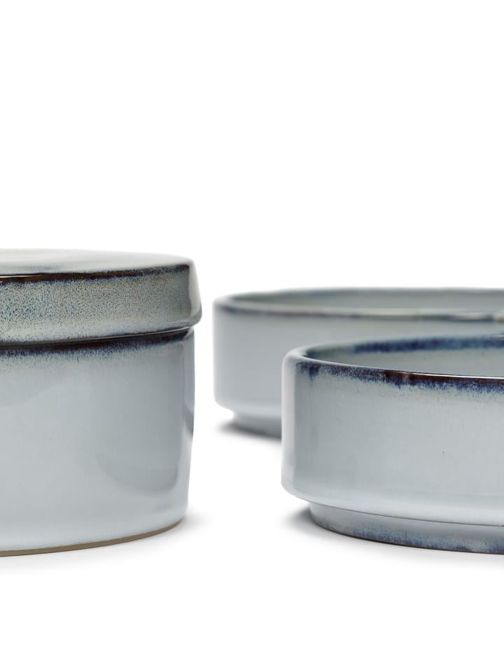 Pure kom 3-delig stapelbaar Ø14 cm, Blue Serax