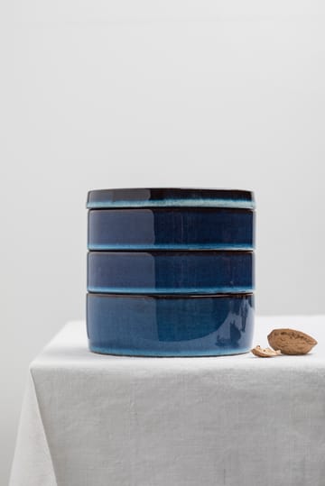 Pure kom 3-delig stapelbaar Ø14 cm - Dark Blue - Serax