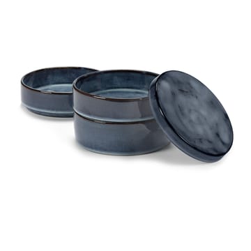 Pure kom 3-delig stapelbaar Ø14 cm - Dark Blue - Serax