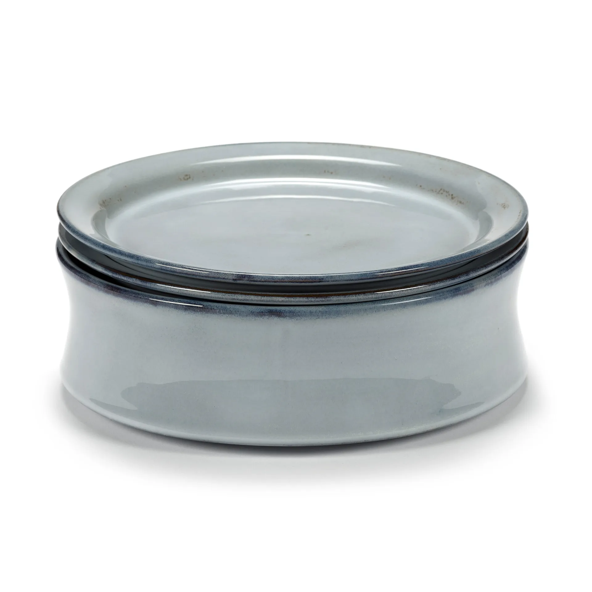 Pure kom en bordset 3-delig, Blue Serax