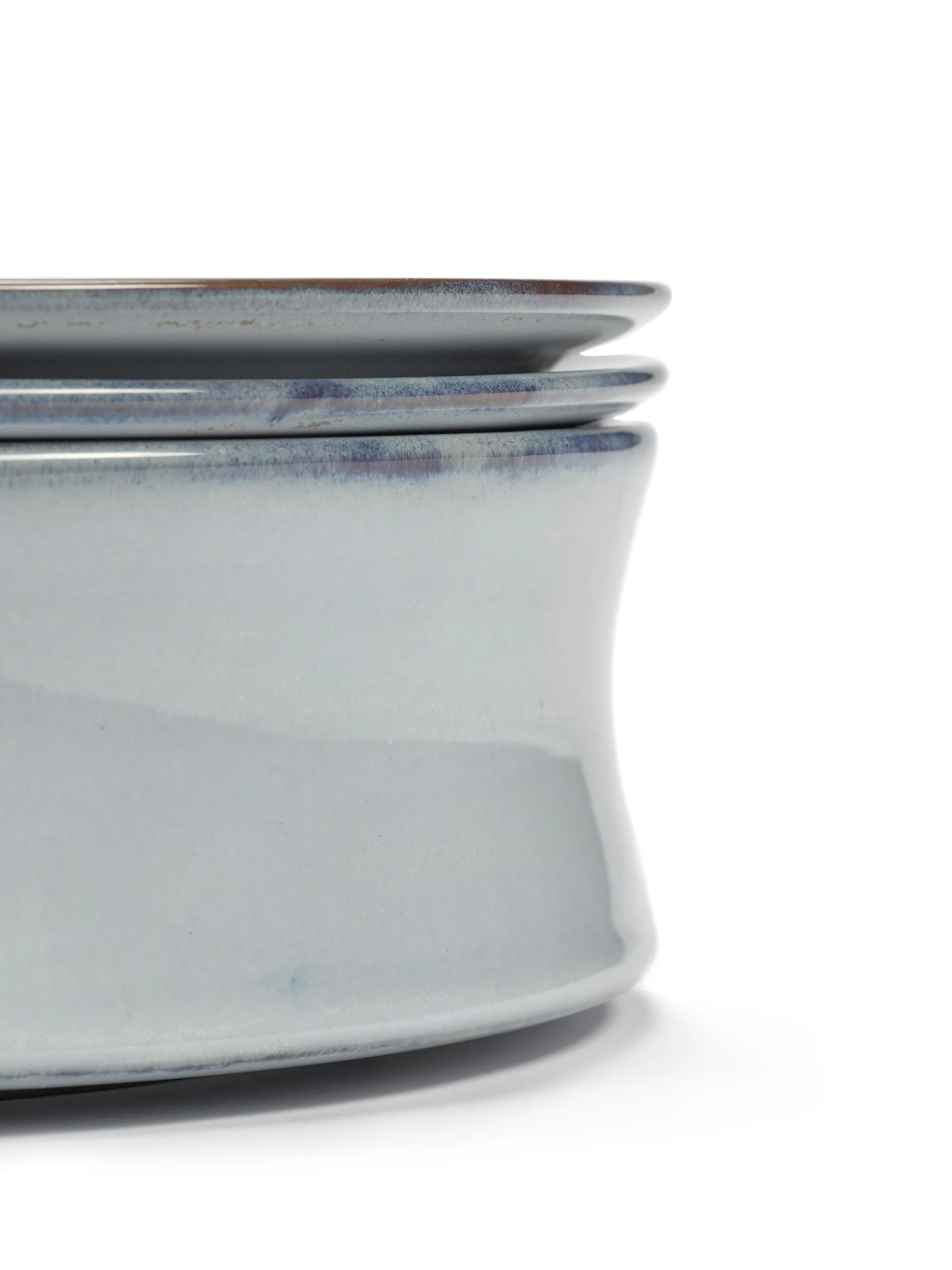 Pure kom en bordset 3-delig, Blue Serax