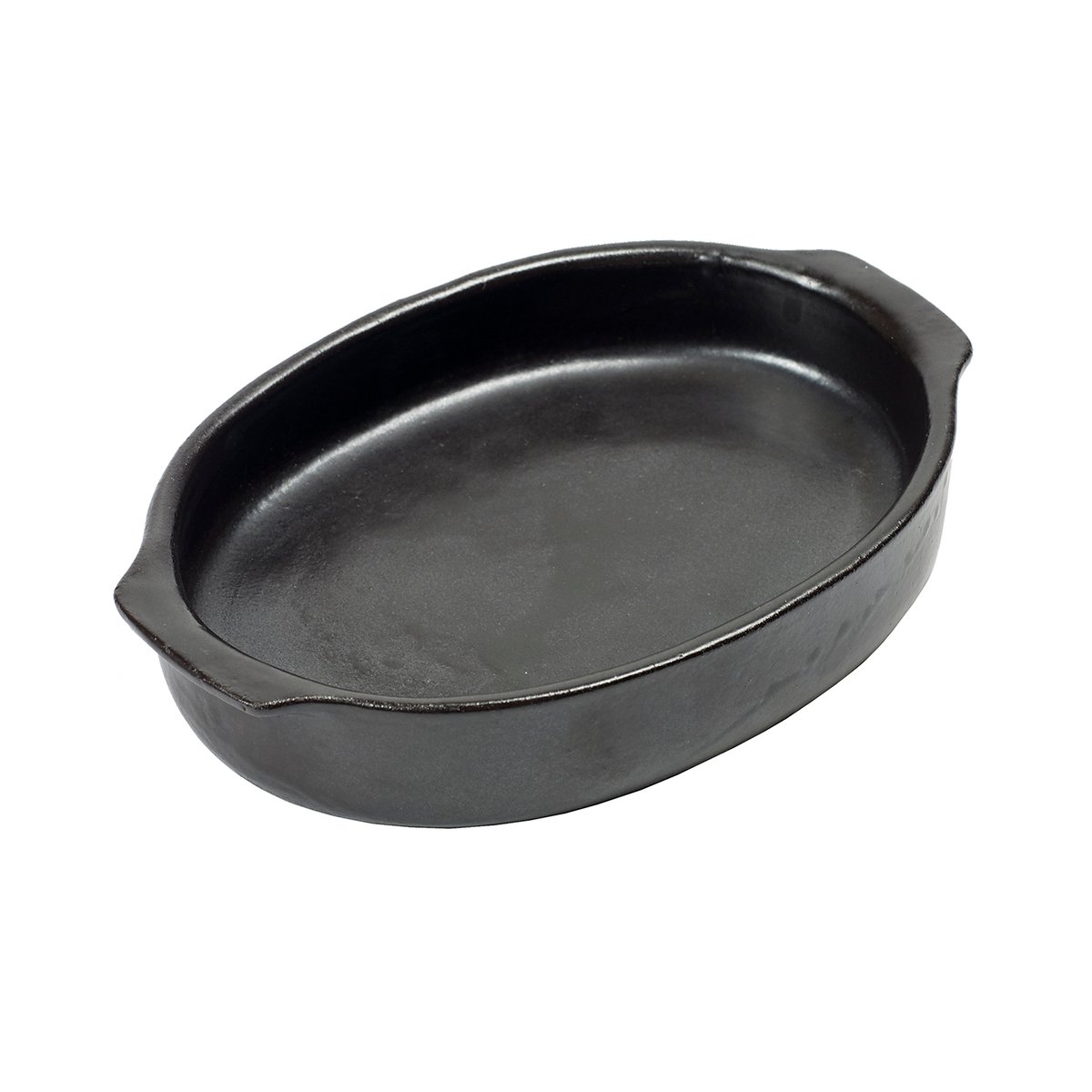 Serax Pure ovale ovenvorm S Black | Scandinavisch Interieur | Ovenschalen | Zwart