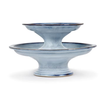Pure taartschotel geglazuurd L Ø23,5 cm - Blue - Serax
