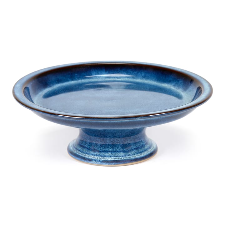 Pure taartschotel geglazuurd L Ø23,5 cm - Dark Blue - Serax